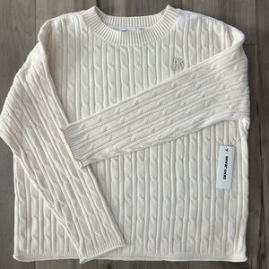 DKNY Cream Knit Sweater